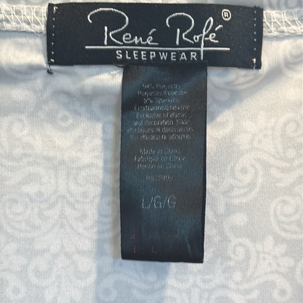 Rene Rofe Gray Wrap Robe - Picture 2 of 3